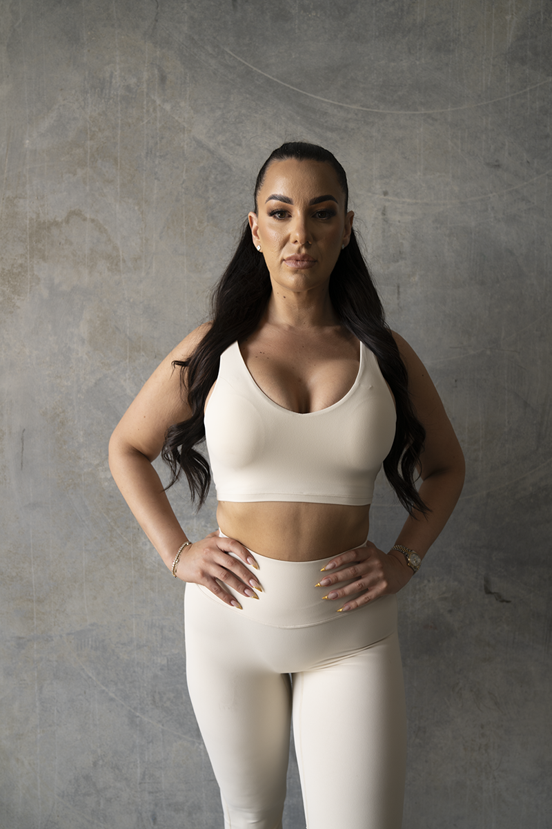 Second Skin Sports Bra | Vanilla