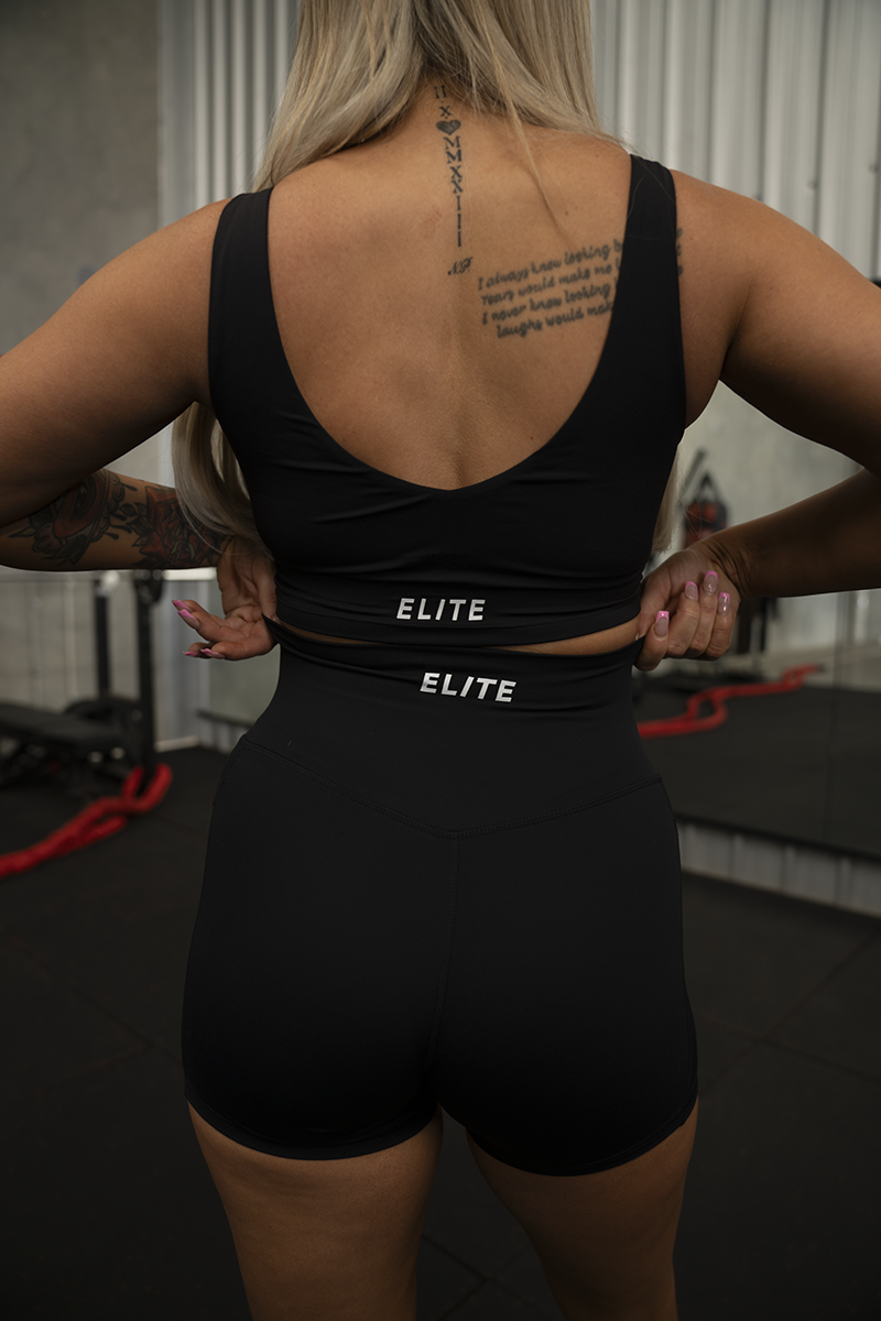 Second Skin Sports Bra | Black