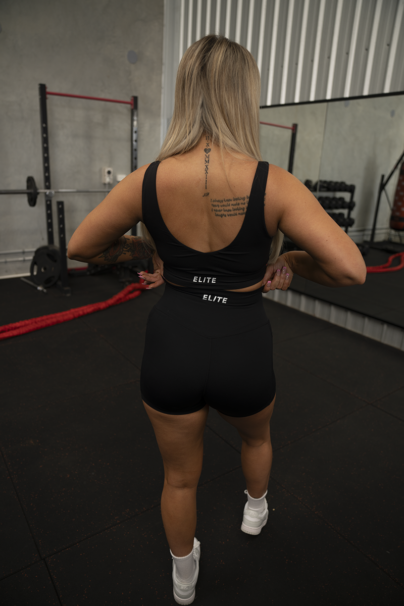 Second Skin Sports Bra | Black