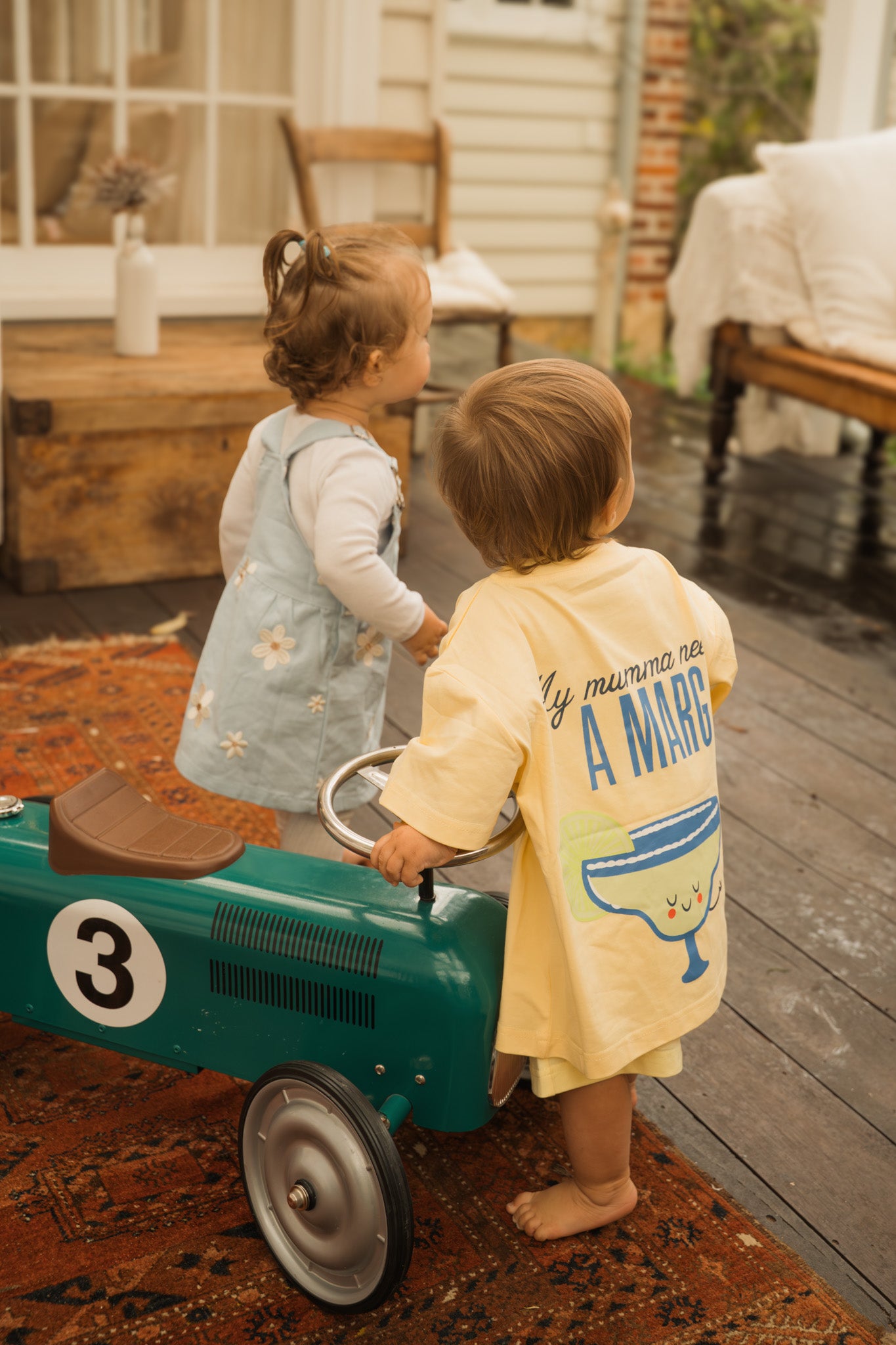 Yellow Over Sized Tee