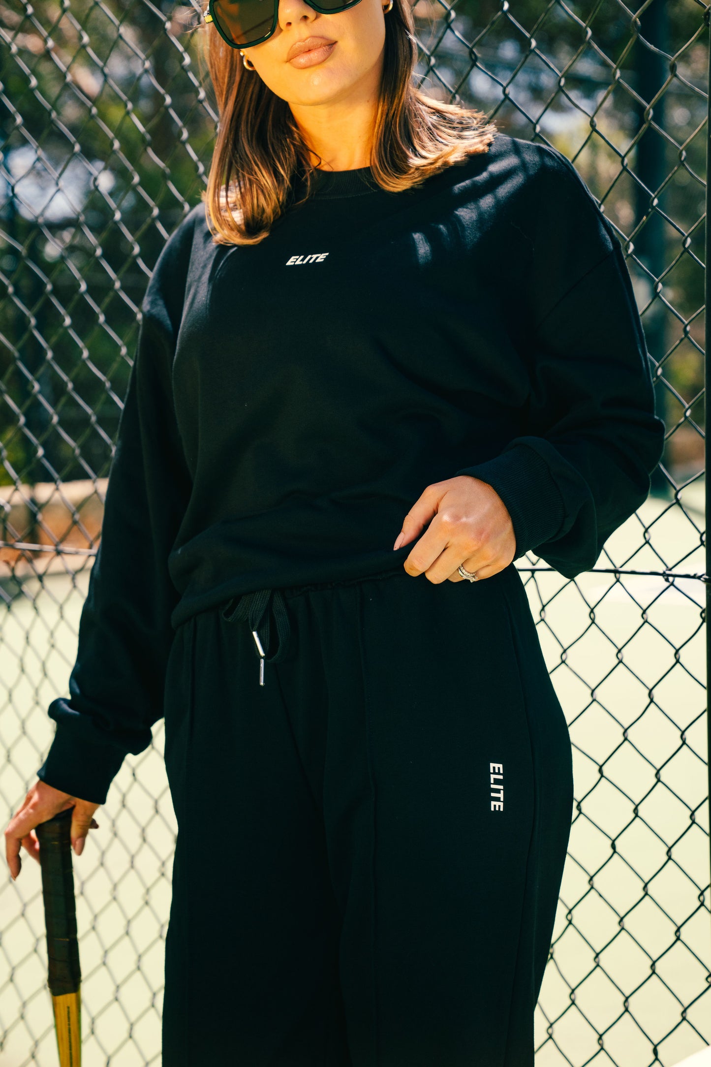 Black Track Pants