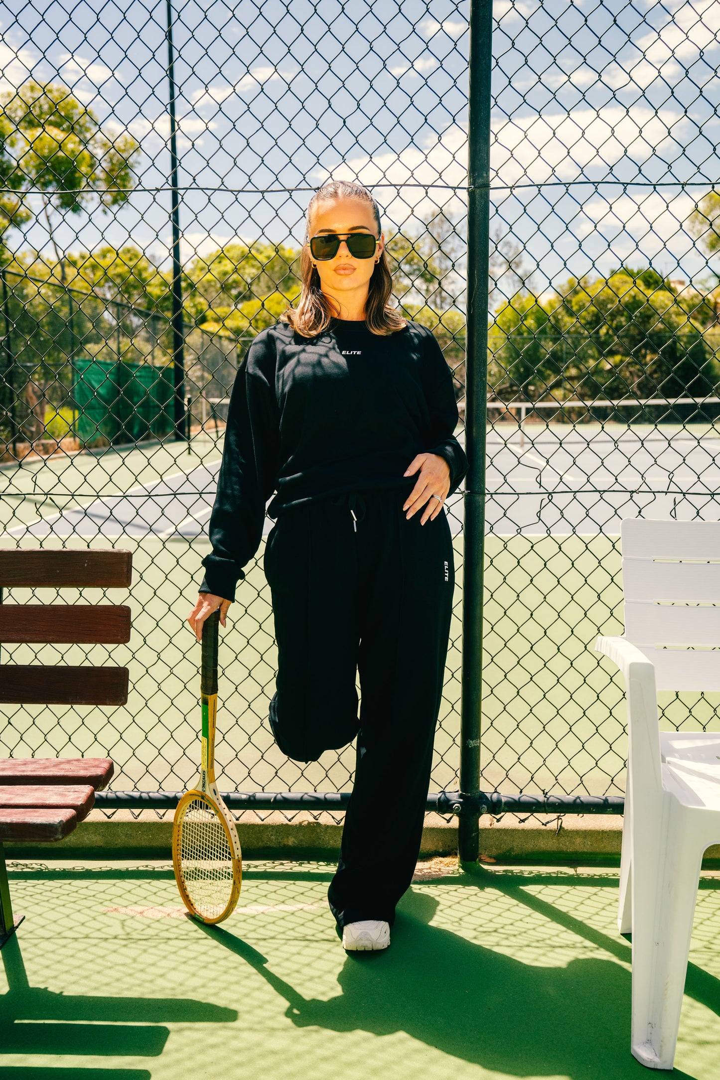 Black Track Pants