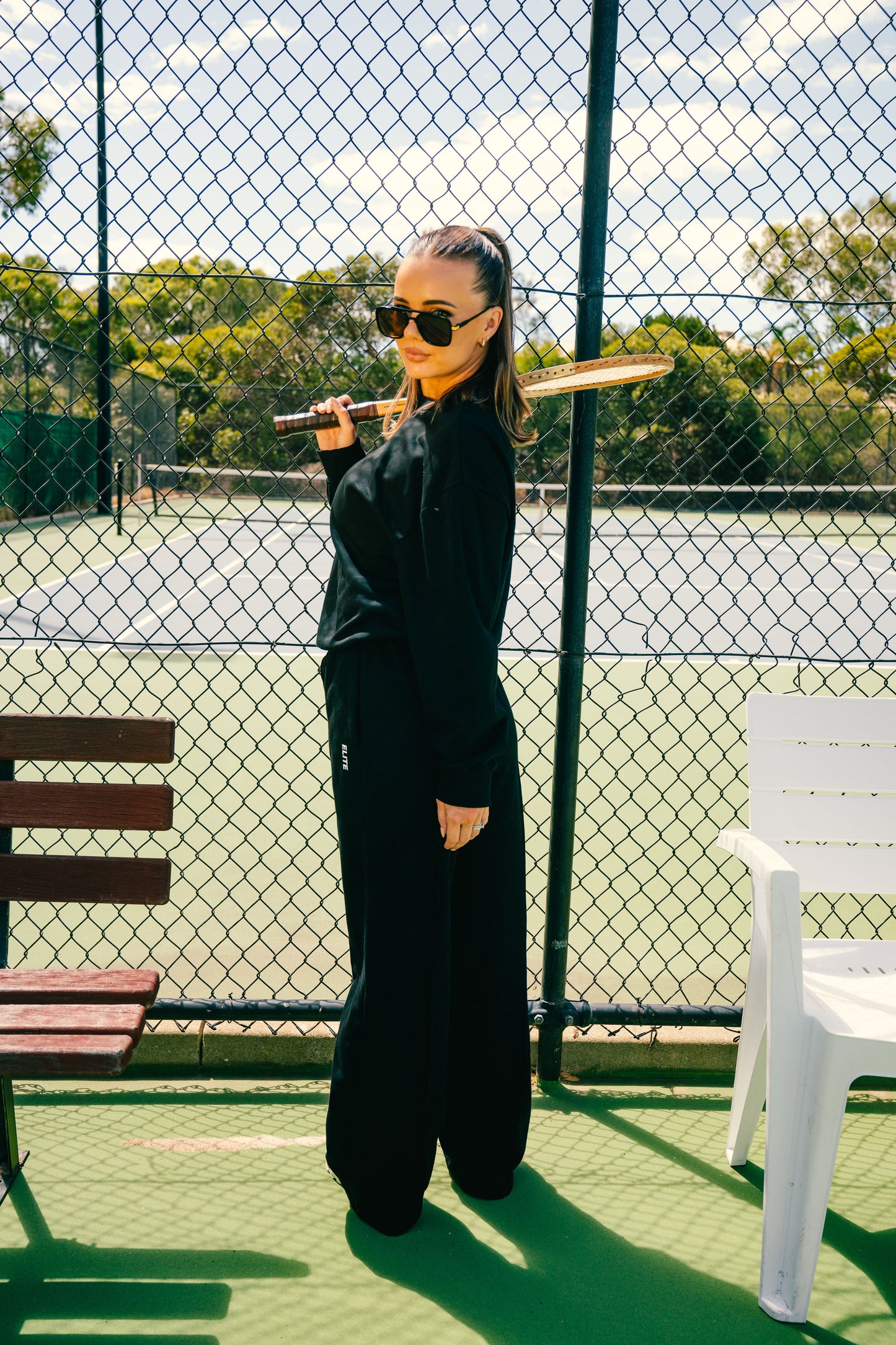 Black Track Pants
