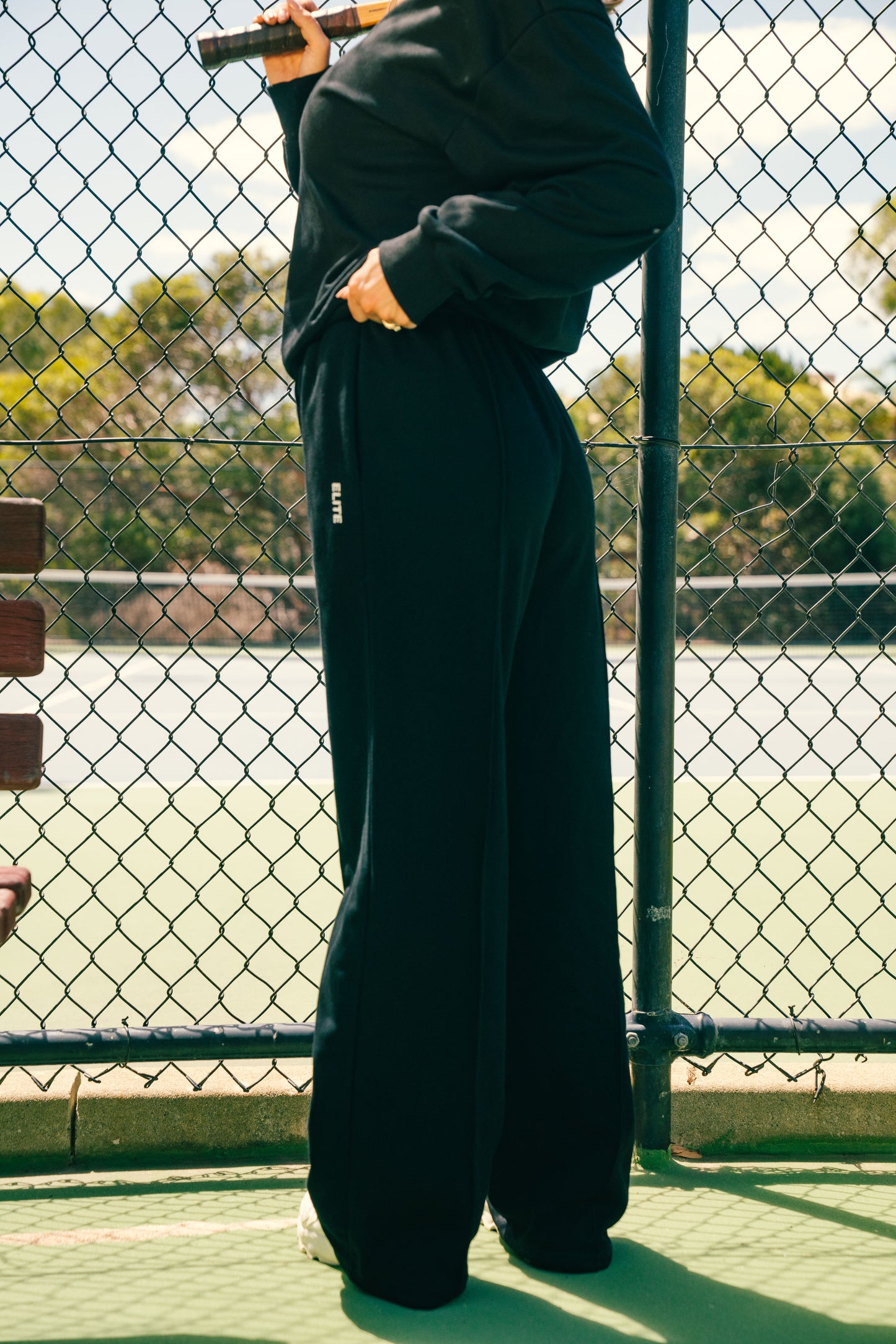 Black Track Pants