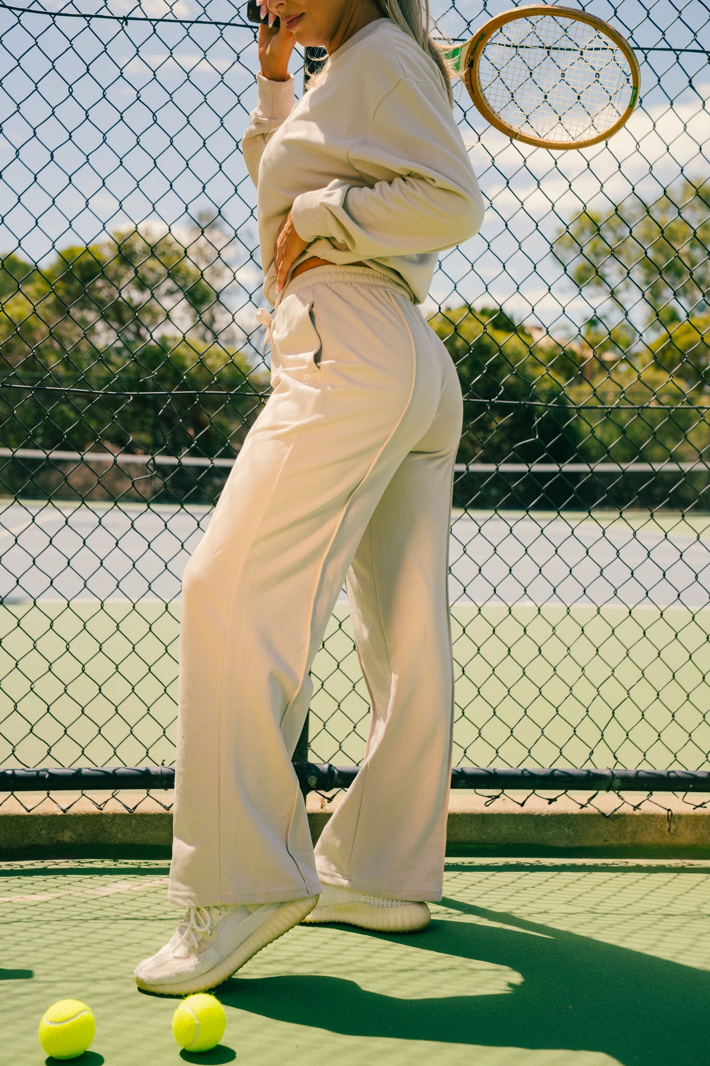 Nude Track Pants