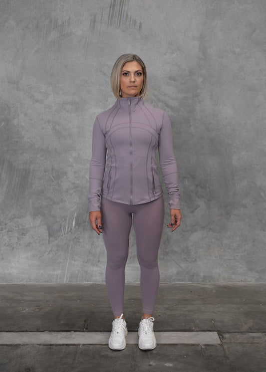 Zip Up Jacket | Lilac