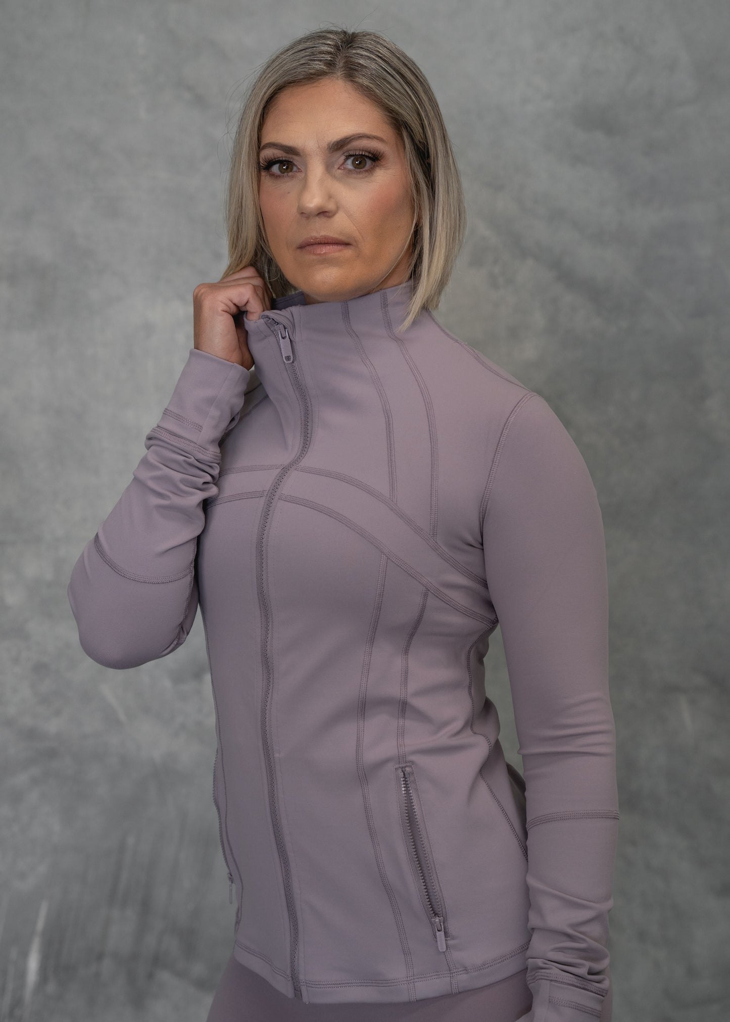 Zip Up Jacket | Lilac