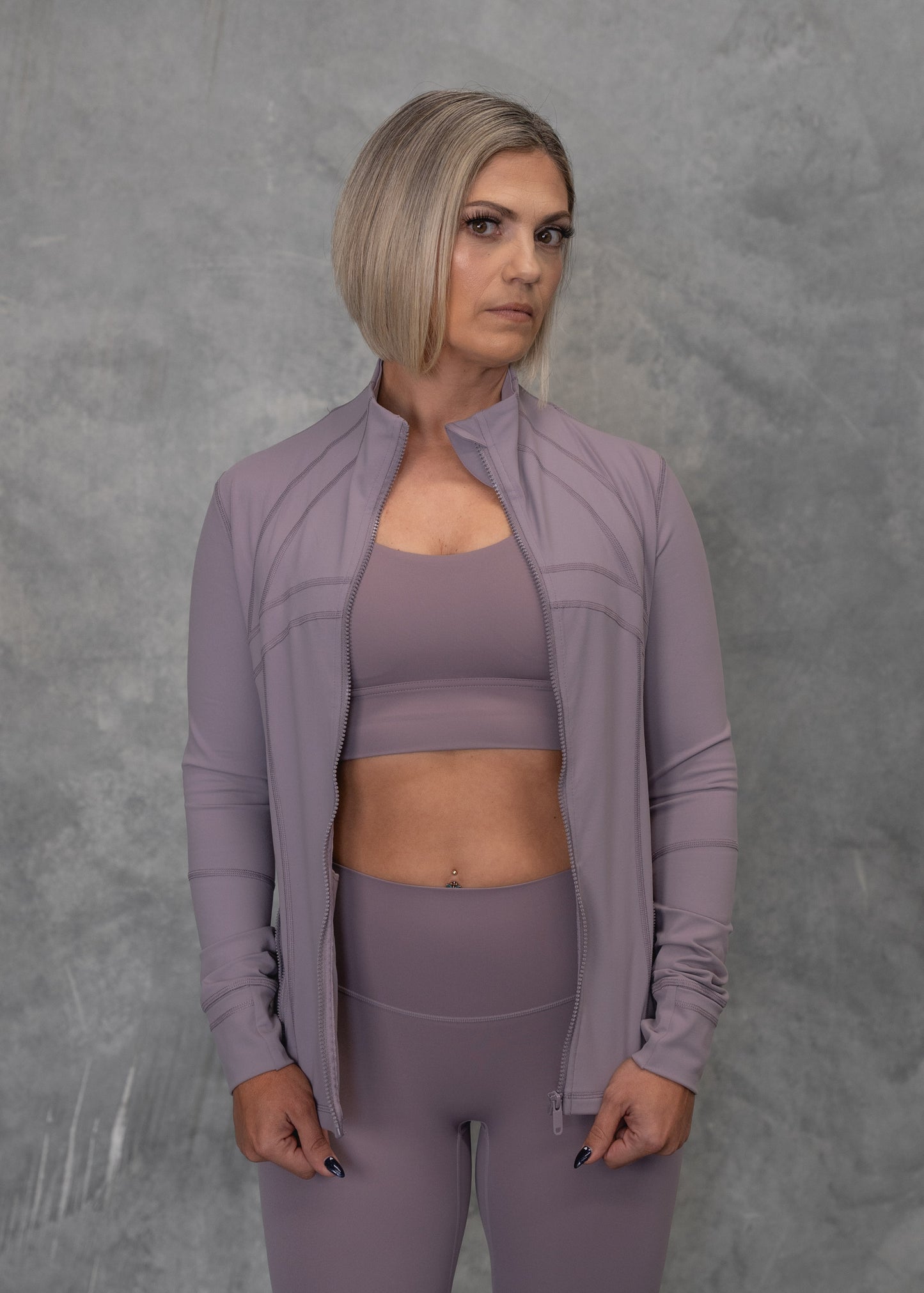 Zip Up Jacket | Lilac