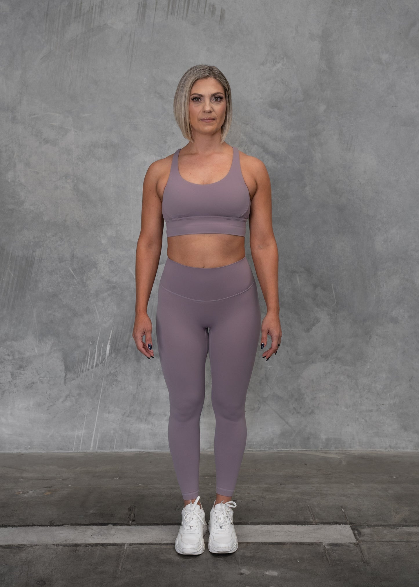 Matching Tights/Crop Set | Lilac