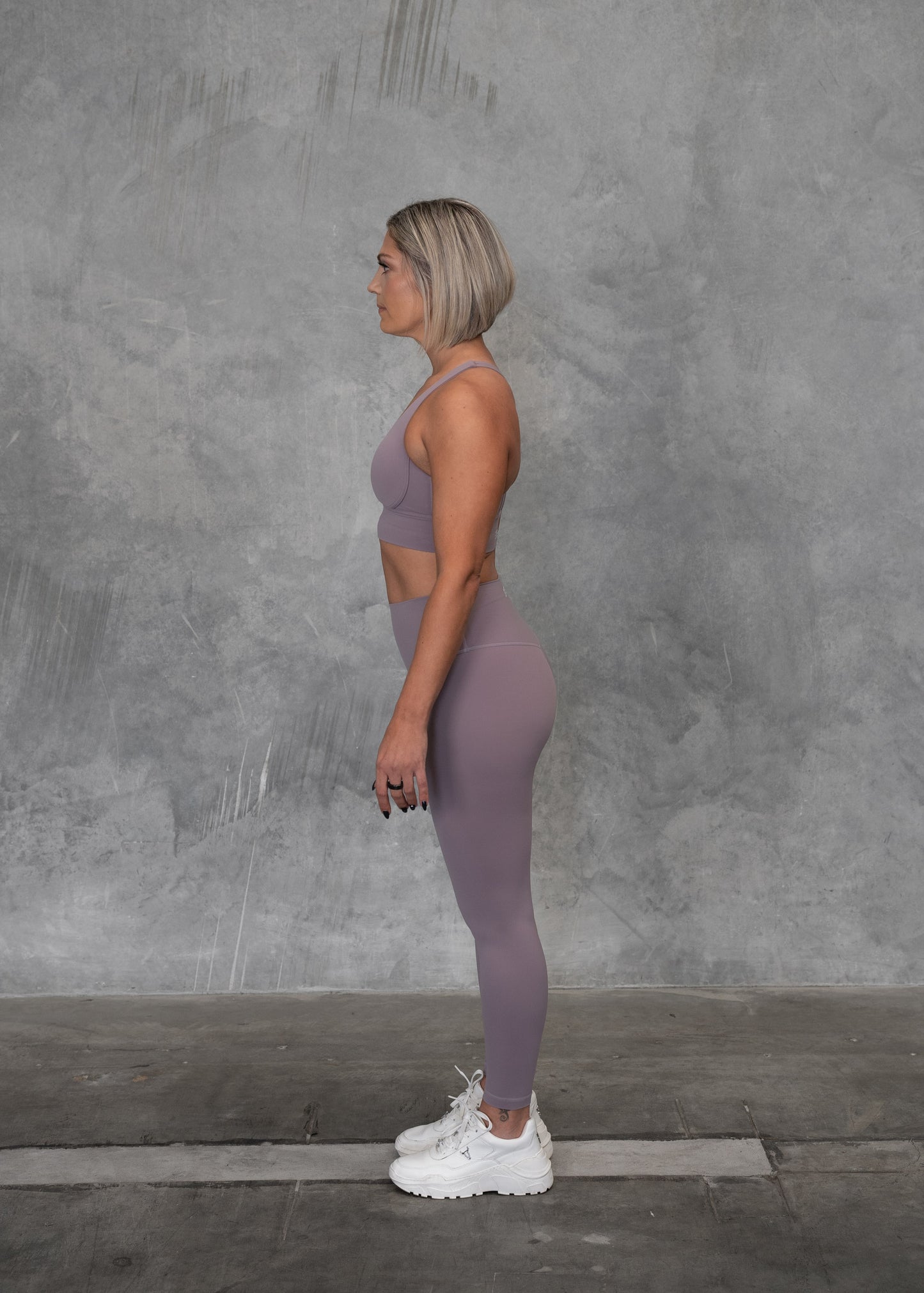 Matching Tights/Crop Set | Lilac