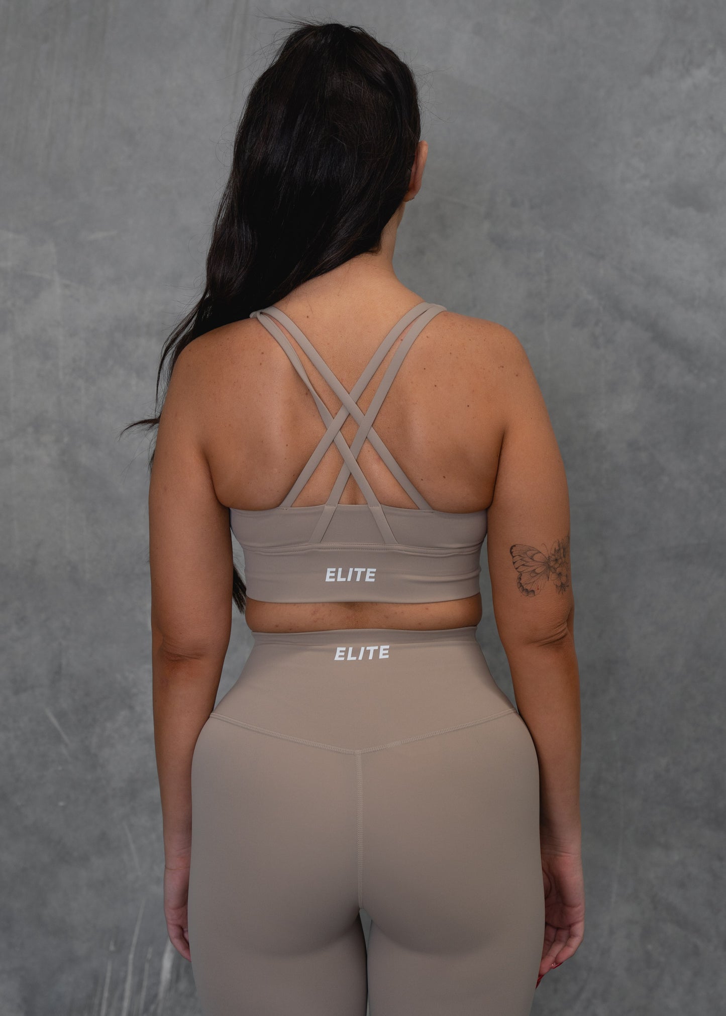 Matching Tights/Crop Set | Nude