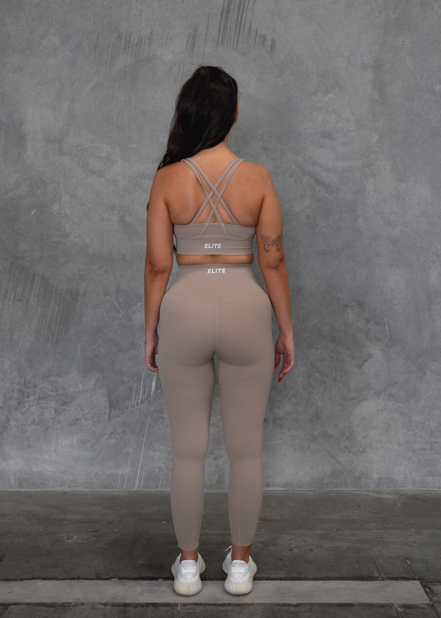 Matching Tights/Crop Set | Nude